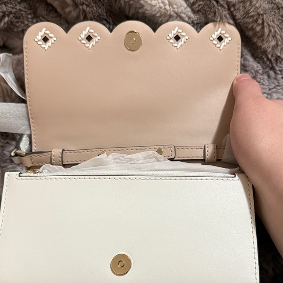 NWT Kate Spade Cream Crossbody Bag with Embellishments - Picture 2 of 8